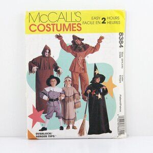 McCalls Pattern 8384 Children's Halloween Costumes, Size 2/4, 5/6, Easy Costume
